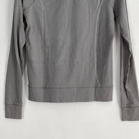 Victoria's Secret Pink Yoga Gray Quarter Zip Pullover Athletic Jacket Size Small - Picture 7 of 9